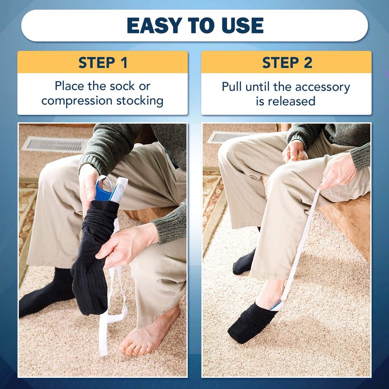Compression Stockings Threader - Helps The Elderly or Those with