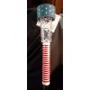 trueliving Outdoor Patriotic Solar Stake Lights Top is White Stars