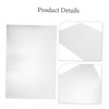 DOITOOL 3pcs Aluminum Sublimation Blank Sheets for DIY Engraving Precision