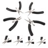 Gadpiparty 4Pcs Jewelry Making Pliers Flat Nose Bending and Needle