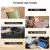 2Pcs Mini Boar Bristle Hair brush and Small Hairbrush for