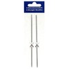2 Mattress Needles 2.0 x 150 mm Silver