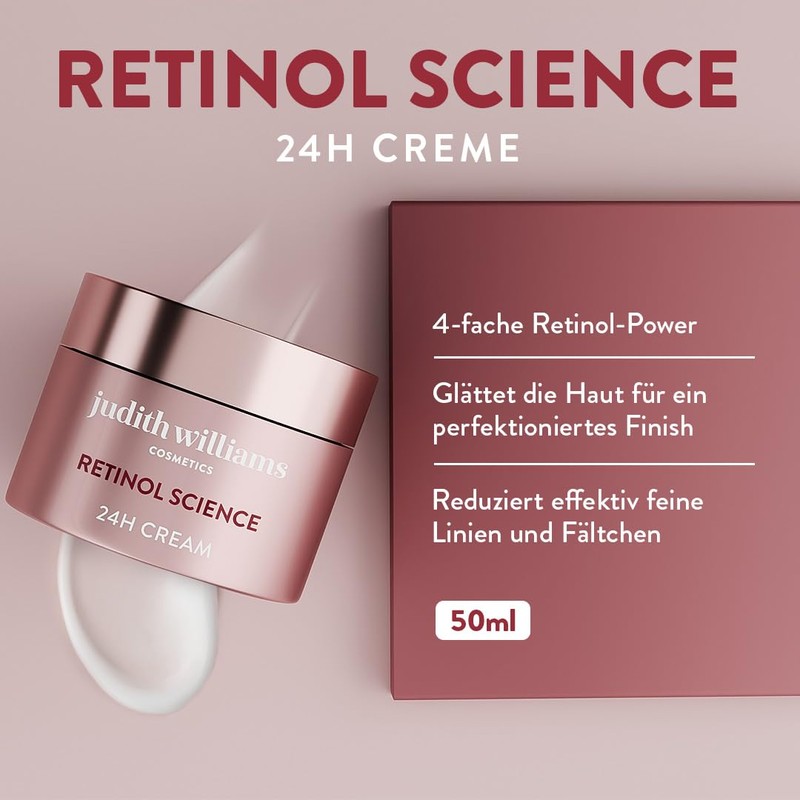 Judith Williams Cosmetics Retinol Science Anti Ageing Facial Care Set,