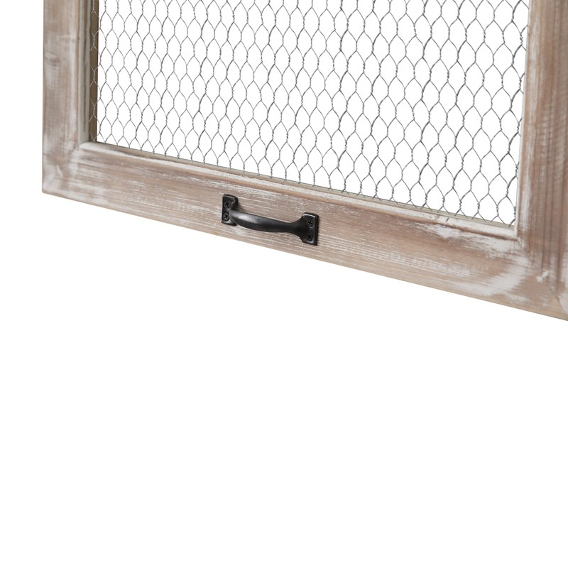 SOFE Rustic Chicken Wire Frame, Framed Photo Display Board/Wall Grid