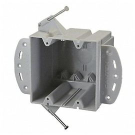 Electrical Box, 2 Gang, 48 cu. in., PVC