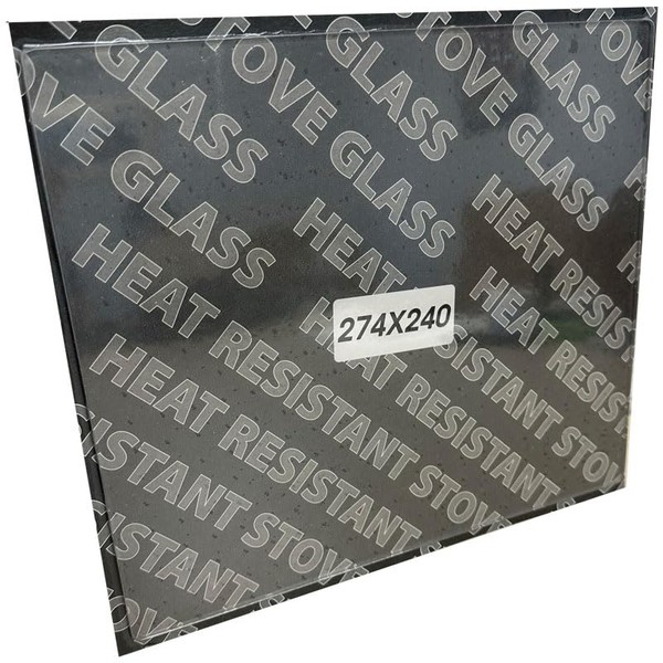 Chimsoc Replacement Stove Glass - Morso Badger (3112 & 3142) (274mm x 240mm Rectangular)
