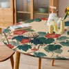LFDSPYJE Round Tablecloth Vine Table Cloth Round Fitted Tablecloth Waterproof