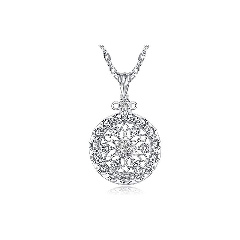 CLARA 6X Magnifier Necklace Magnifying Glass Pendant Optical Lens with