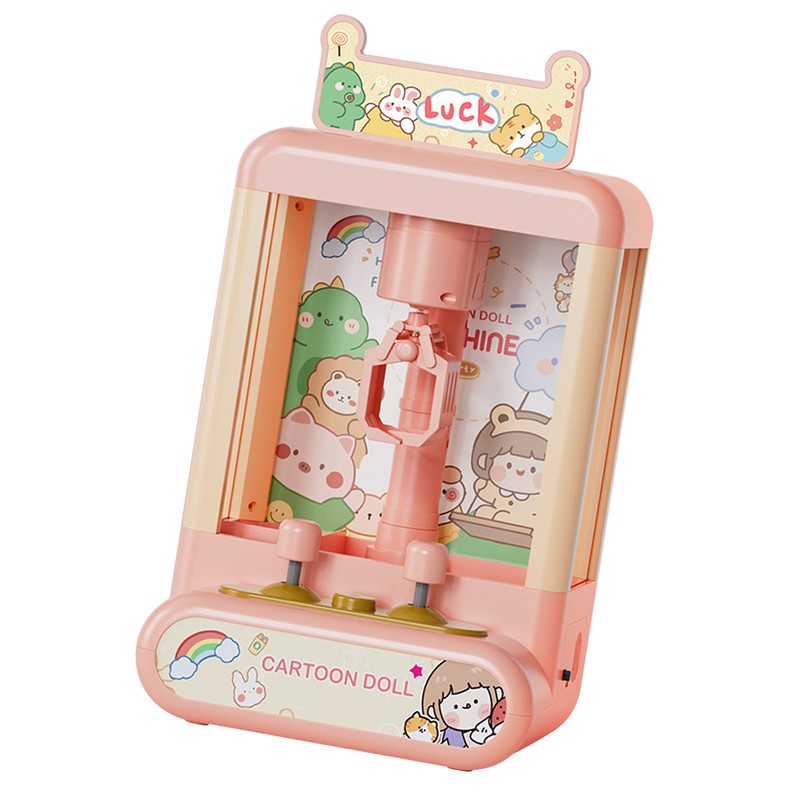 Mini Kids Claw Machine Miniature Twisting Balls Dolls Grabbing Machine