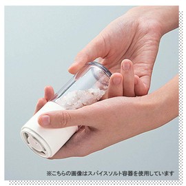 Kawasaki Synthetic Resin Ceramic Spice Mill Pepper Gray