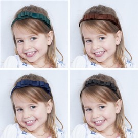 7Rainbows Spruce Toddler Headband Knotted Bow Headband for Girls