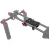 Aswalling Camera Base Plate with Dual 15mm Rod Rail Clamp