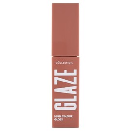 Collection Cosmetics High Glaze Lip Gloss, High Pigment, Plumping Effect, Cinnamon Swirl