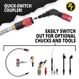 Work Horse RED - 150 psi Digital Ventoso Modular Tire Inflator Gauge