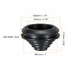 sourcing map Rubber Grommet Mount Hole 25 mm Conical for