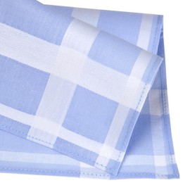 merrysquare Discreet Plain Women's Handkerchiefs - Small Size 28 cm x 28 cm - 100% Cotton - Model Suzon, Pink, green, blue