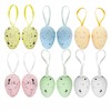 Widdle Gifts Speckled Easter Egg Decorations on Sticks or Ribbon,