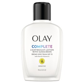 OLAY Complete All Day Moisturizer SPF 15, Sensitive 4 oz (Pack of 2)