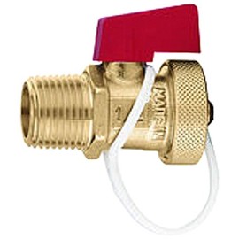 Caleffi 538402 FD Replacement Boiler Drain Valve, 1/2-Inch 3/4-Inch Garden Hose Thread