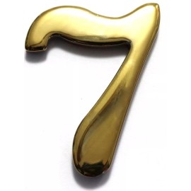 Better Box Mailboxes 2" Brass Numbers Better Box Mailboxes Brass Mail Box Numbers 2 Inch Brass Number - 7
