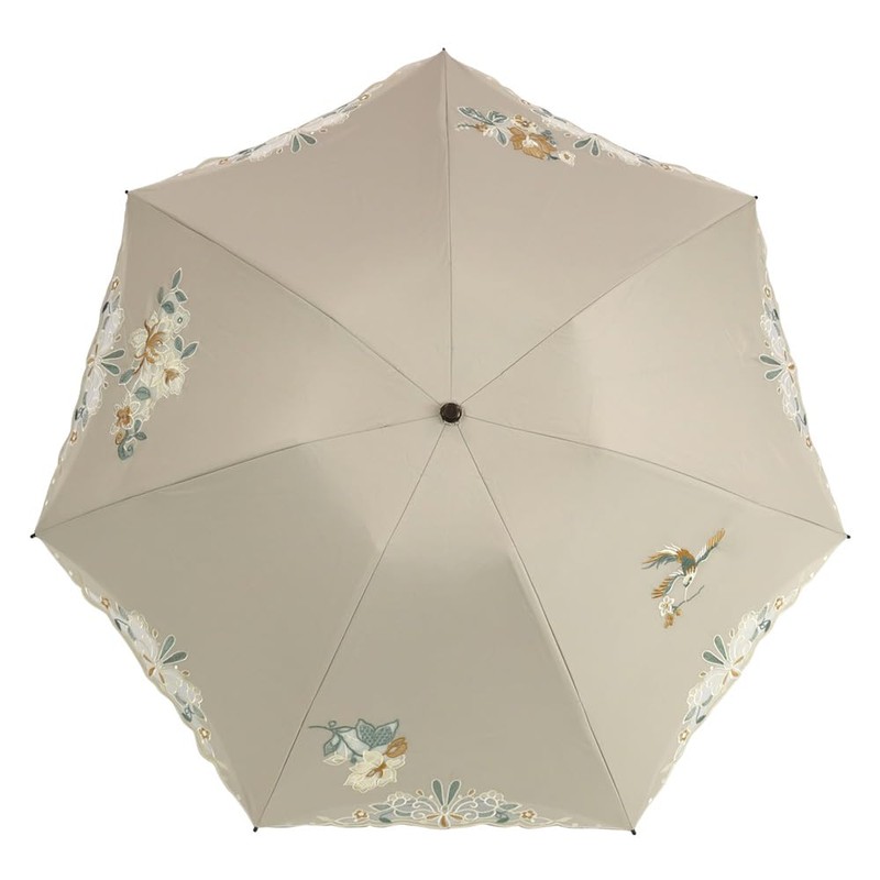Chinoiserie Modern Folding Parasol, Women's, Grade 1 Light Blocking, UV