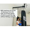 Wall Ceiling Heavy Bag Hanger Roller Mount Saving Space 42''
