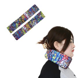 pinklilycare 2 Replacement Neck Brace Cover Sleeve for Almost All Commercial Cervical Collars Size Around 17.5" by 4" Skin Friendly Prevent Dust Sweat Absorbing and Breathable
