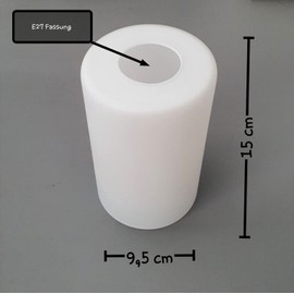 Lampshade Cylinder G0770 Lampshade E27 Replacement Glass Lampshades Replacement Shade Lamp Glass for Pendant Lamp Replacement Glass Cylinder