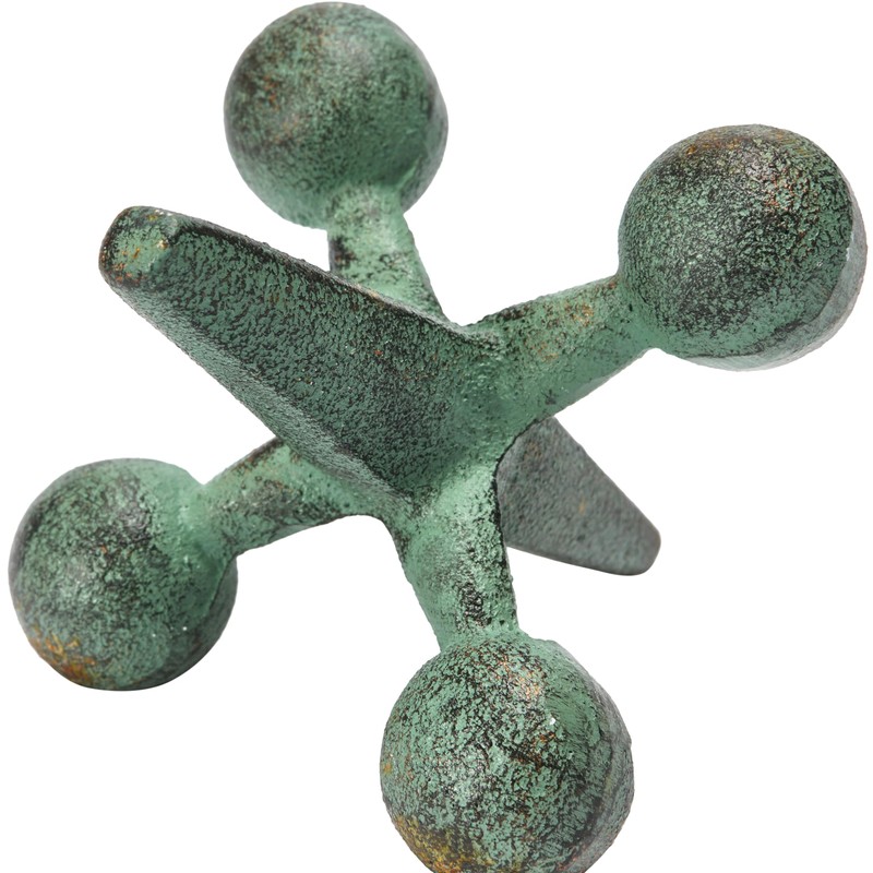 Creative Co-Op Cast Iron Jack Accent, Patina