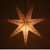 GURU SHOP Foldable Advent Luminous Paper Star, Christmas Star 60