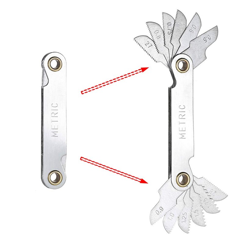 FUNFANG 32 PCS HSS Tap and Die Set Metric Wrench