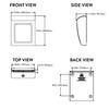 Architectural Mailboxes Aspen™ Locking, Vertical Wall-Mounted Mailbox for Outside, Modern