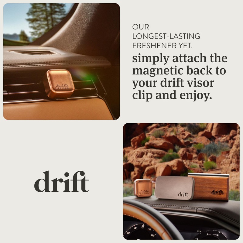 Drift Metal Vent Clip Starter Kit - Car Air Freshener