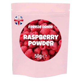 Freeze Dried Raspberry Powder - 100% Pure & Natural - No Added Sugar - No Preservatives - Ideal for Baking, Shakes, Smoothies, Icing, Frosting. 50 Servings