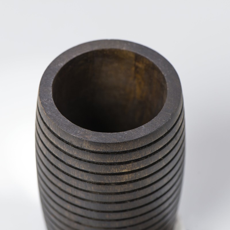 Sealskin Native Tumbler, Wood, Brown, 7.3 x 10.1 x 7.3