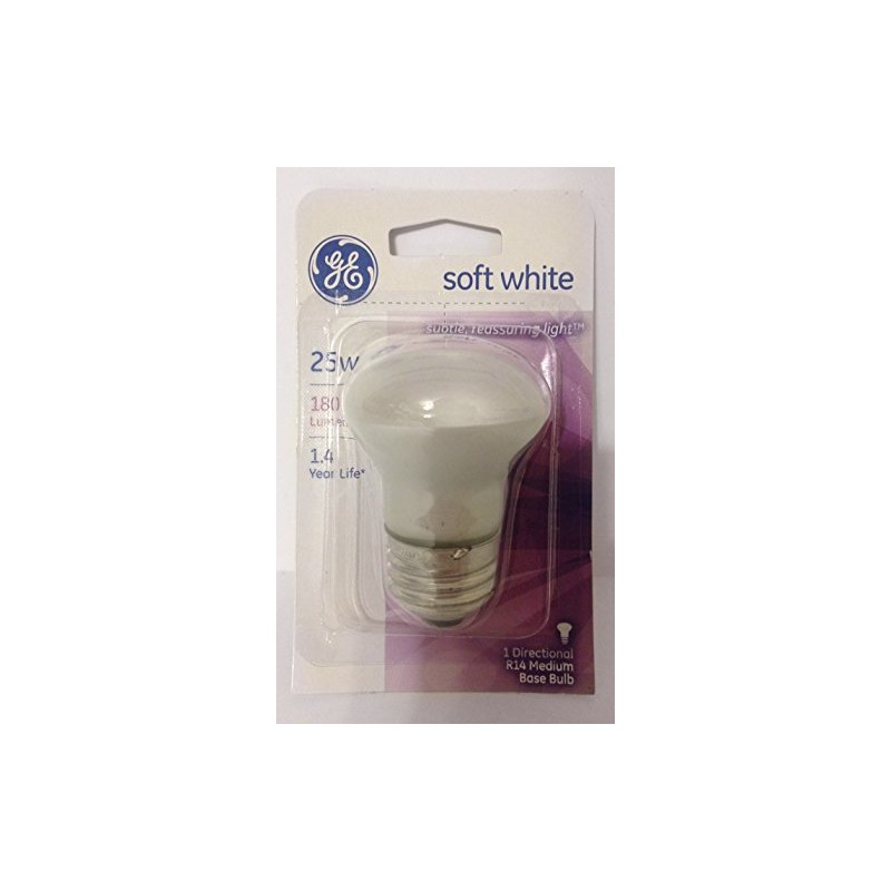 GE 25-Watt Soft White R14 Indoor Spotlight Bulb