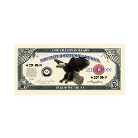 American Art Classics Wholesale Pack of 1000 - Zillion Dollar Novelty Money Bills