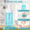 Boenoea Plastic Foam Pump Bottle, 4oz/120ml Foam Bottles Dispenser BPA