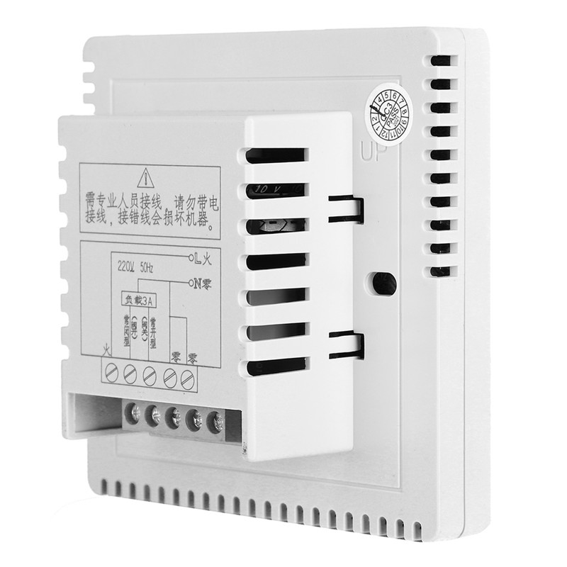 LCD NTC Thermostat Intelligent Water Heating Temperature Controller 5℃35℃ AC220V