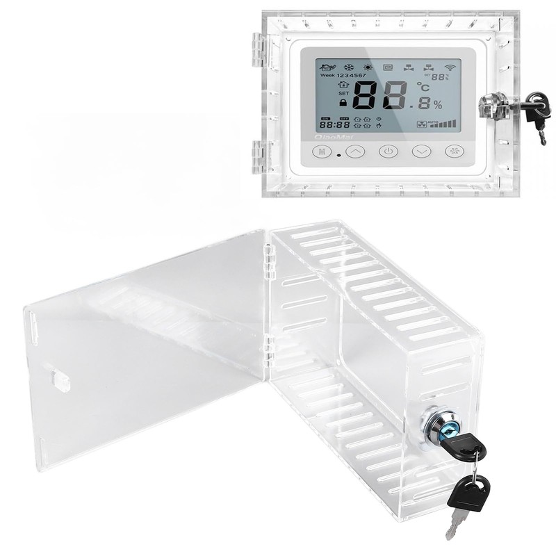 Thermostat Cover, Universal Thermostat Lock Box 18.5 X 12 X