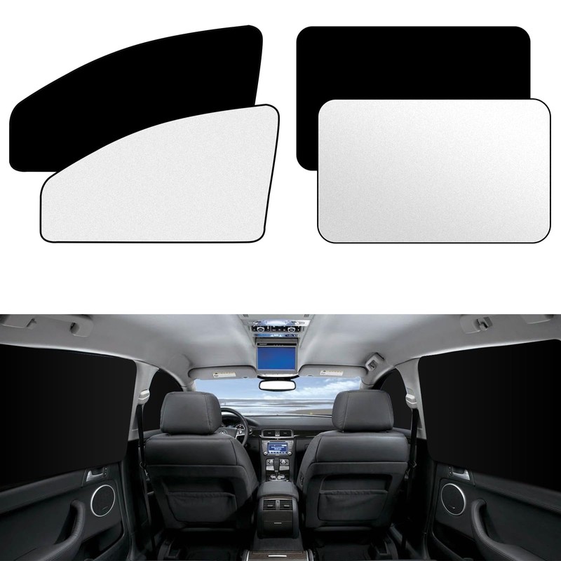 ZATOOTO Car Window Shades Sun Shade for Privacy 4Pack, Car