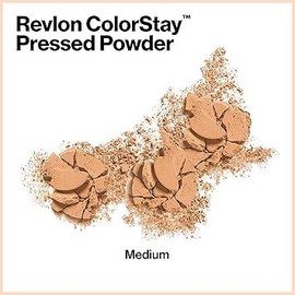 Revlon Face Powder, ColorStay 16 Hour Face Makeup, Longwear Medium- Full Coverage with Flawless Finish, Shine & Oil Free, 830 Light Medium, 2.4 Oz - Colour: 840 Medium