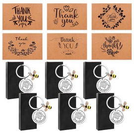 Angenster Teacher Gift Key Ring Bee, Teacher Keyring Leaving Gift Teacher Gifts for Teacher for Graduation Party