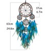 Donko Blue Large Dream Catcher with Wooden Bead