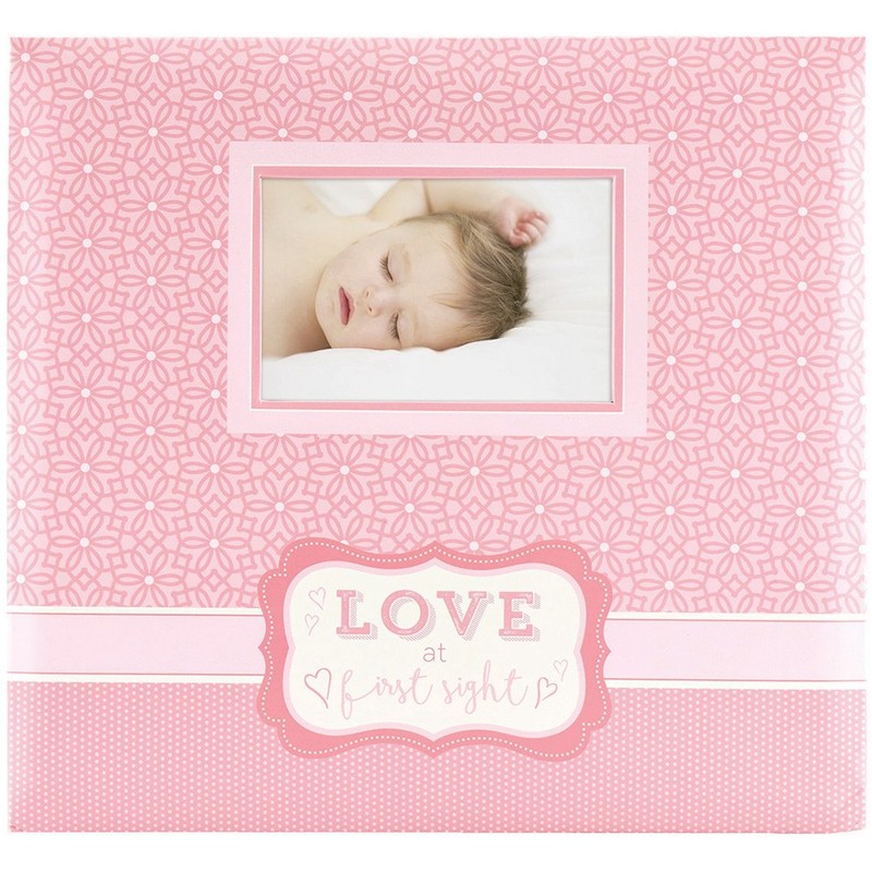 MCS MBI 13.5x12.5 Love at First Sight Baby Scrapbook Album