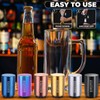 2-Pack Push Down Automatic Magnetic Beer Bottle Opener - Color: