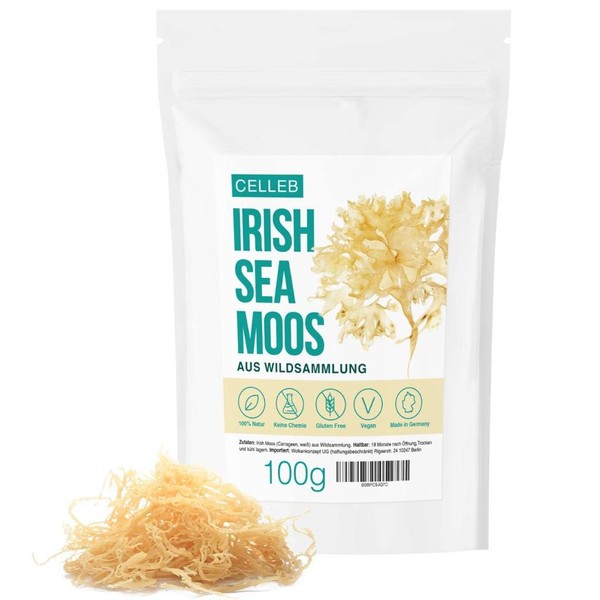 Irish Sea Moss Colourless Sea Moss (Wild Collection Vegan Raw)