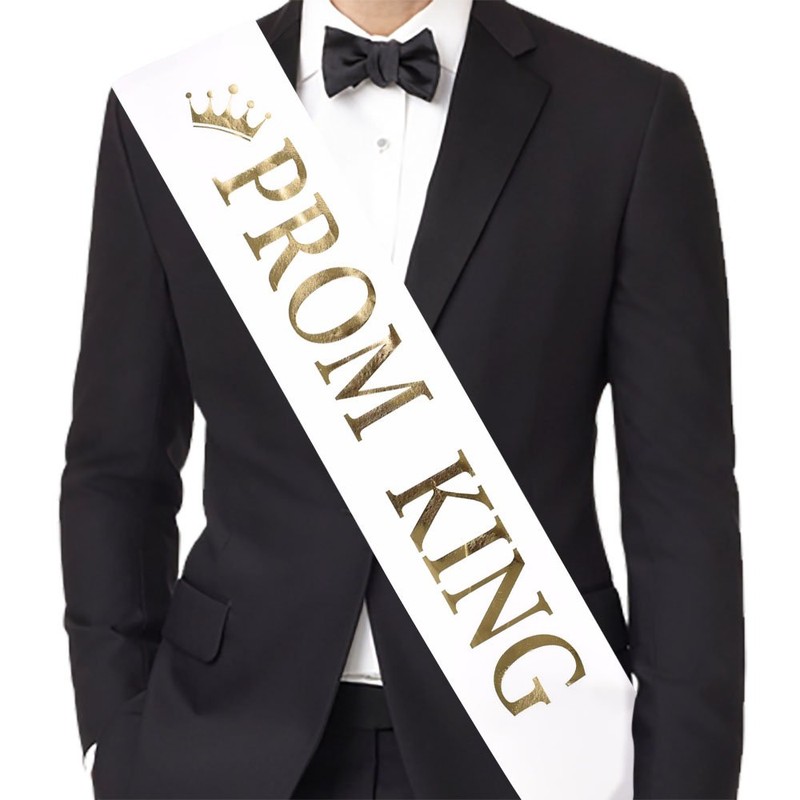 TTCOROCK Prom Kingâ€ and â€Œprom Queenâ€ Sashes â€“ Graduation Party