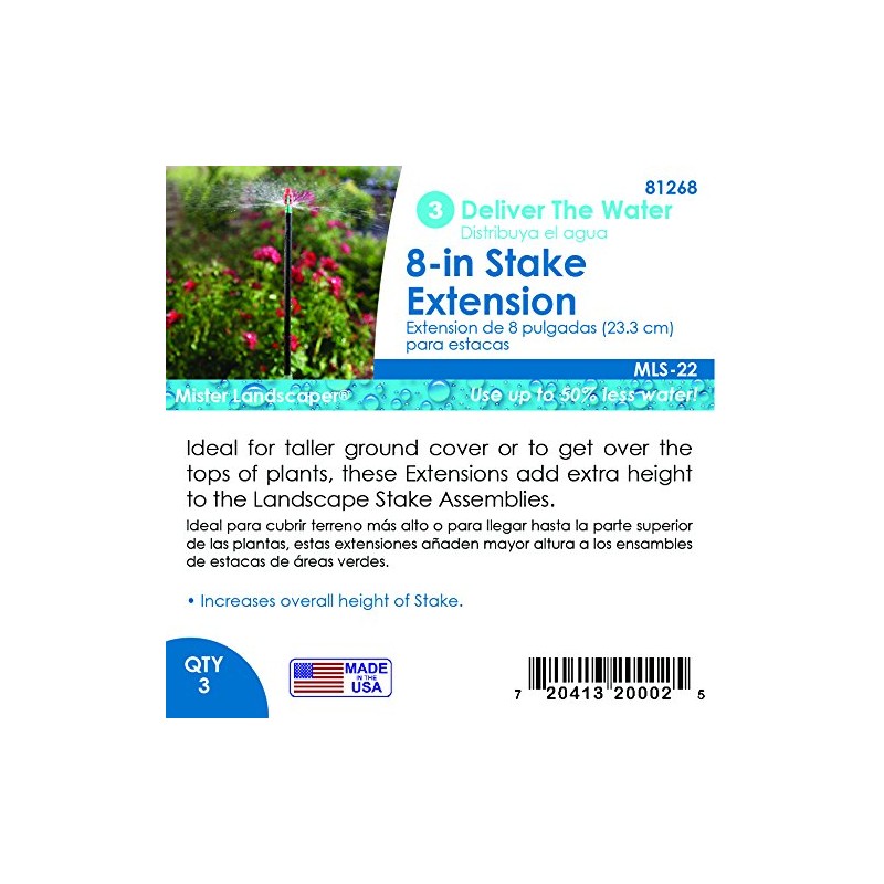 Mister Landscaper MLS-22 8-in Drip Irrigation Stake Extension