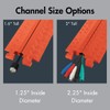 Checkers 1 Channel Industrial Drive Over Cable Protector, Drop in